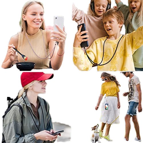Universal mobile phone lanyard neck wear strap keychain rope with phone chain