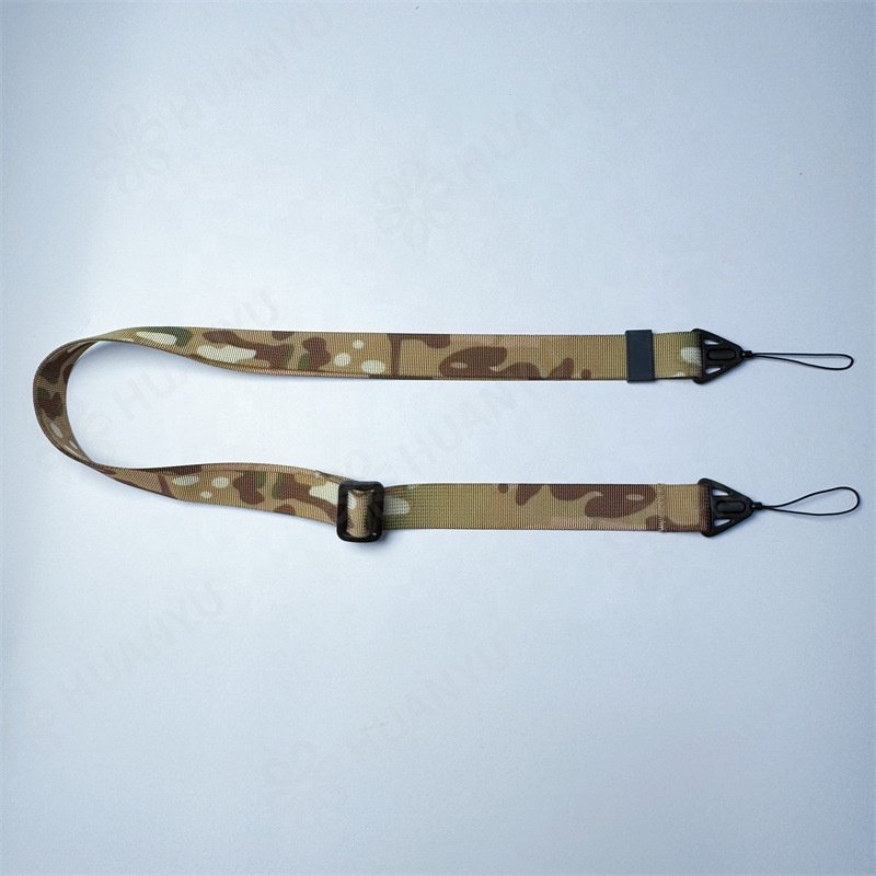 mobile phone accessories custom sublimation logo adjustable double loop phone case crossbody lanyard shoulder camera neck strap