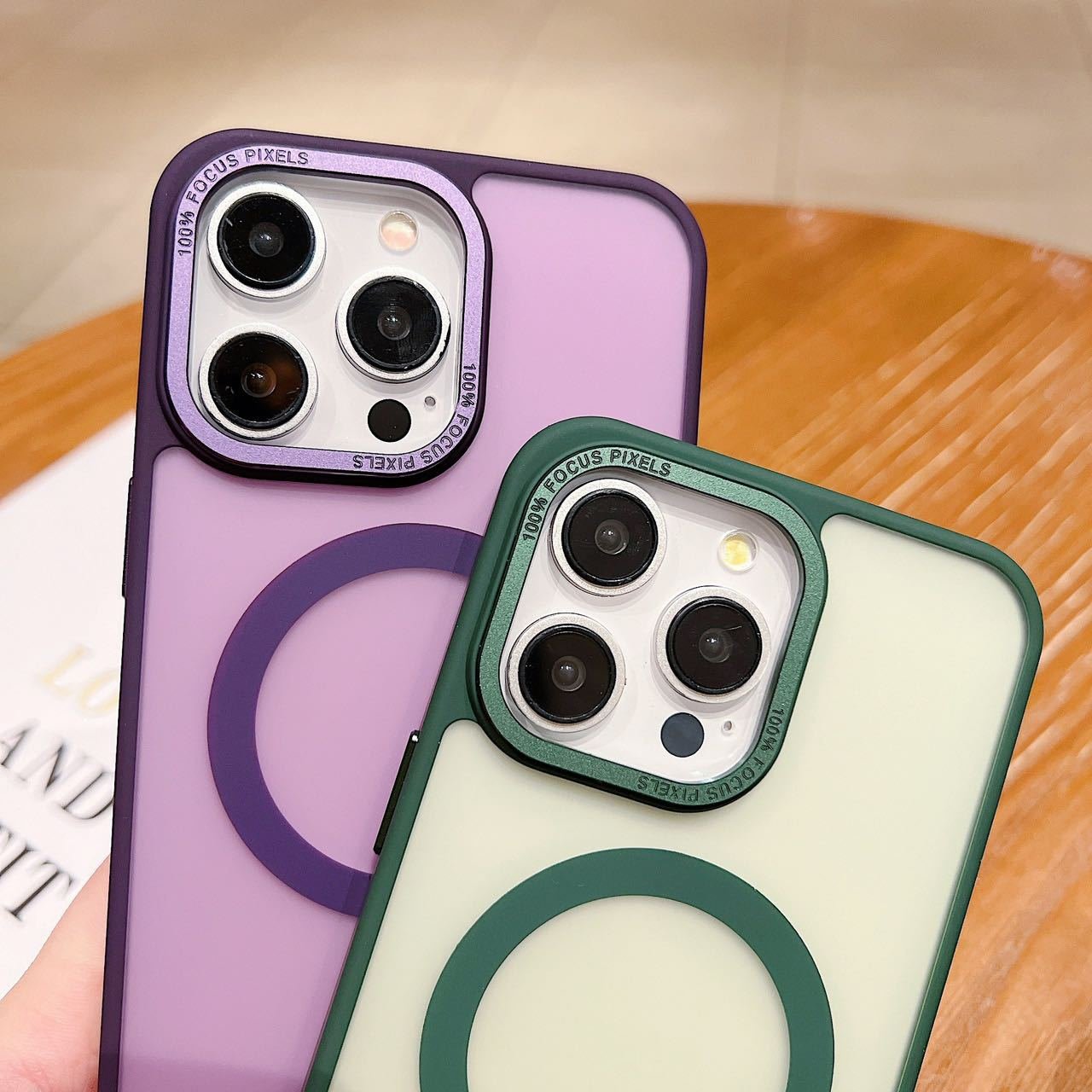 Hardware Lens Suitable Skin Sensitive Magnetic Suction Hard Cover High-end Feel For Apple14 15 16promax Phone case