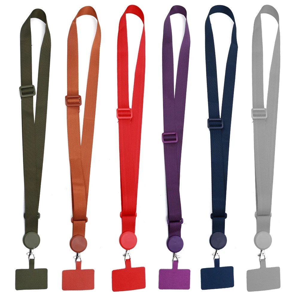 New Universal Mobile Phone Neck Strap Adjustable Anti-lost Cellphone Lanyard Removable Phone Case Patch Lanyard