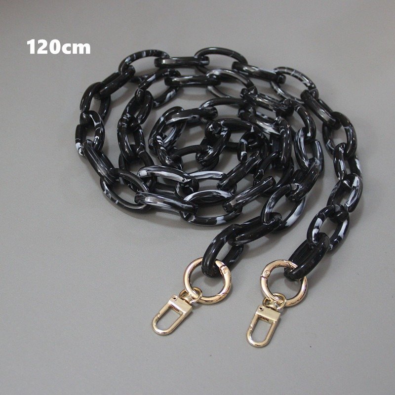 Double Color Acrylic Phone Necklace Bag Chain Handheld Handmade Detachable Mobile Phone Shoulder Crossbody Chain 120cm