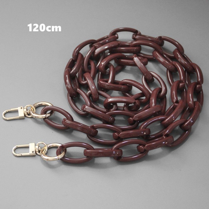 Double Color Acrylic Phone Necklace Bag Chain Handheld Handmade Detachable Mobile Phone Shoulder Crossbody Chain 120cm