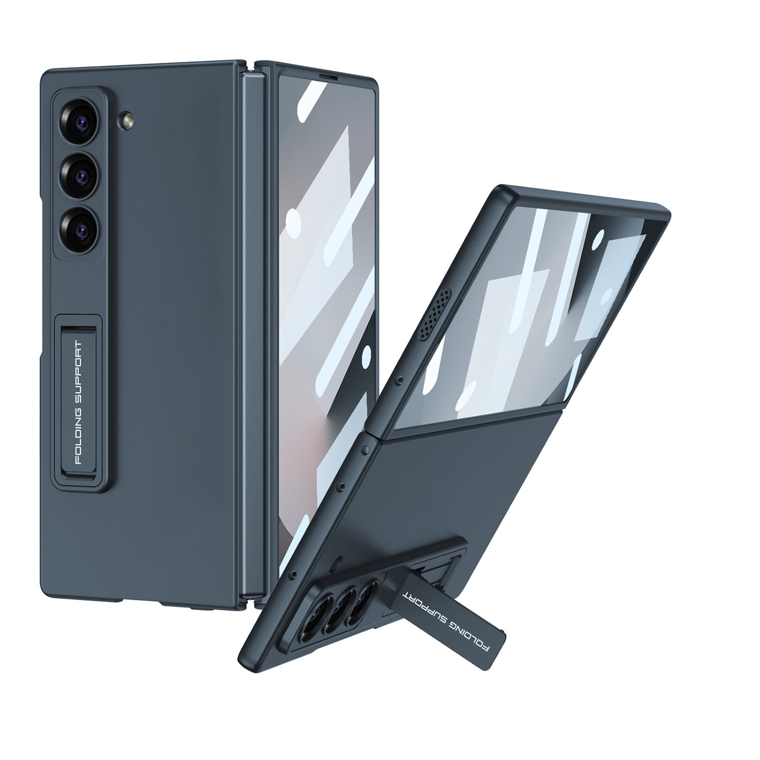 For Samsung Galaxy Z Fold 6 phone case with Adjustment bracket fully wrapped shell film integrated protective cover
