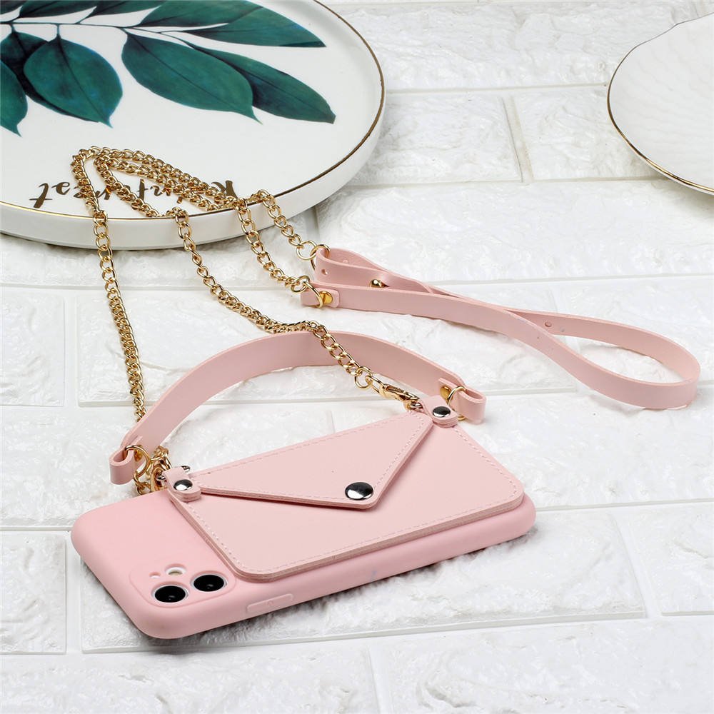 Leather Wallet Bag Luxury TPU Mobile Accessories Back Cover Phone Case For iPhone 15 14 13 12 11 Pro With Hand Strap