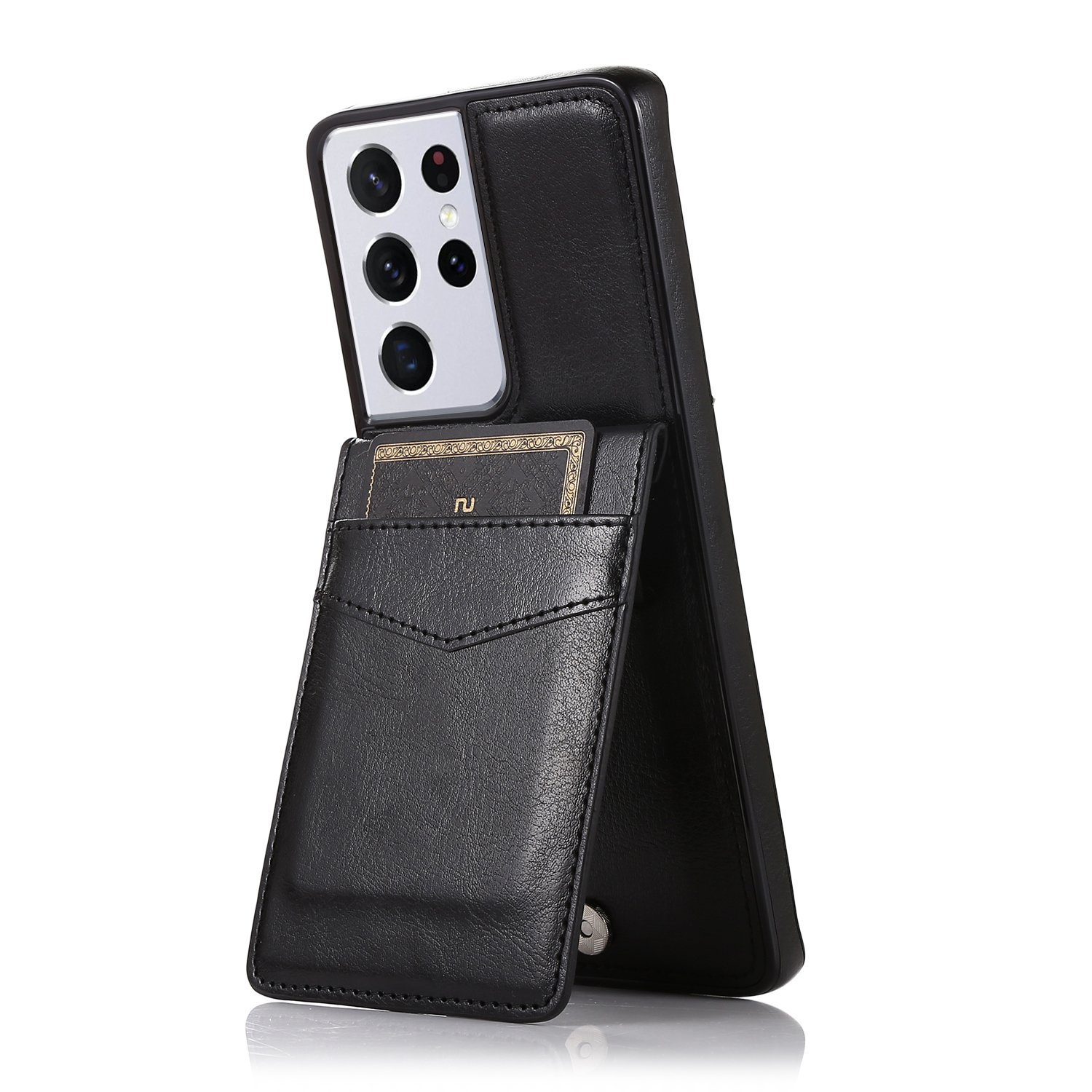 Retro Kickstand flip leather wallet mobile phone case card slot shockproof leather phone case cover for Sansung S22 A53 A12