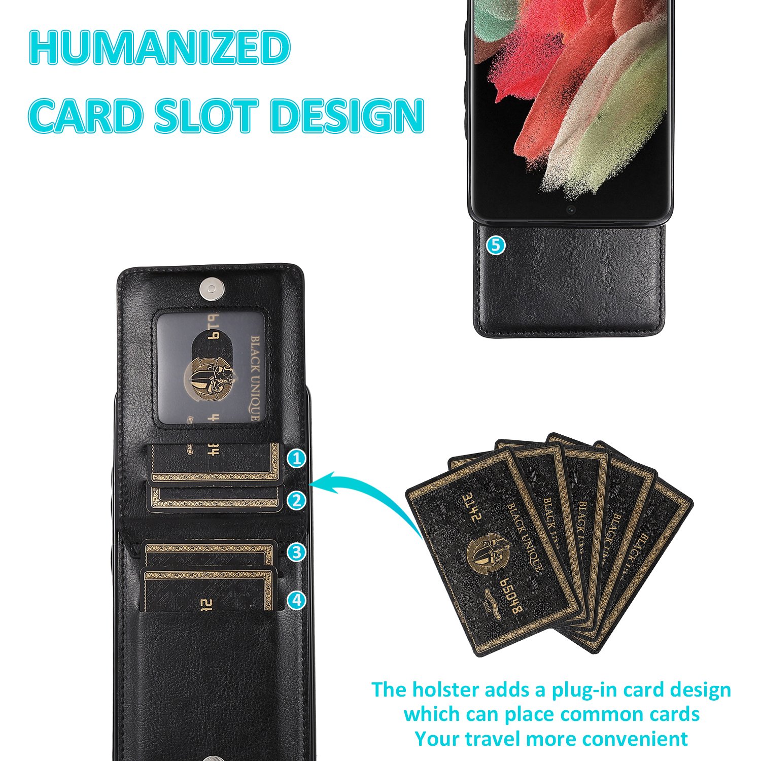 Retro Kickstand flip leather wallet mobile phone case card slot shockproof leather phone case cover for Sansung S22 A53 A12
