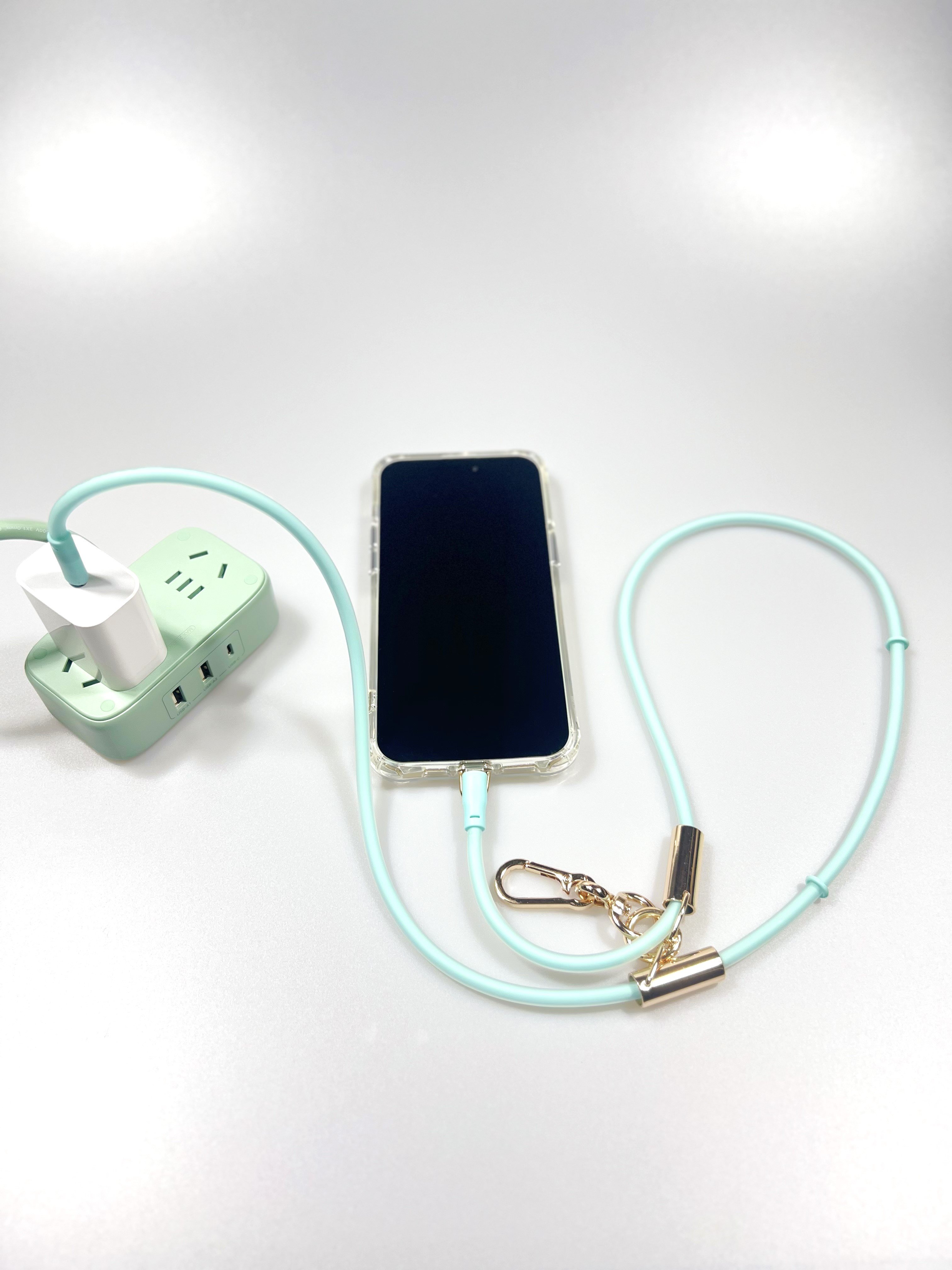 Wholesale Custom Anti-fall Cellphone Neck Strap Hanging Necklace Universal Mobile Phone Case Woven Braided Adjustable Lanyards