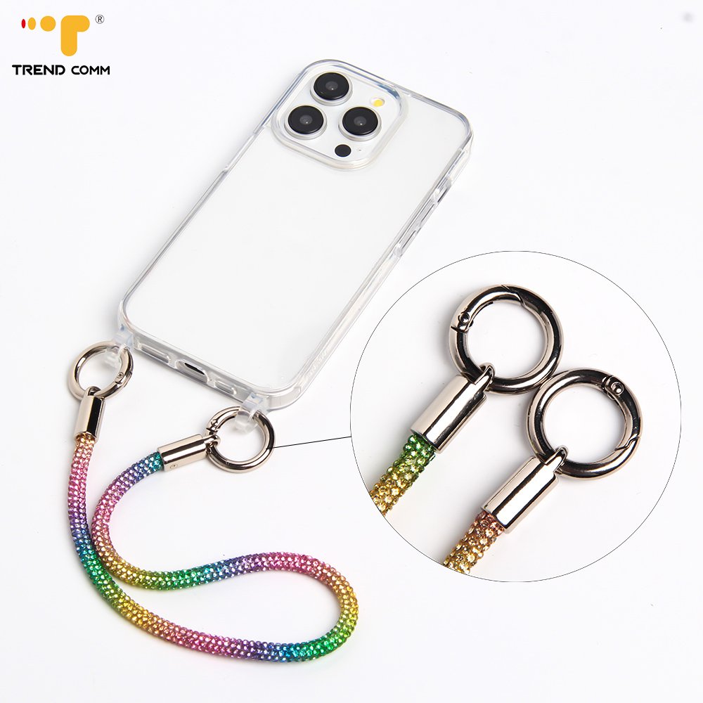 2024 New Design Diamond Chain Anti-Theft Phone Wrist Strap Fashionable Charm Decoration for Mobile Phone