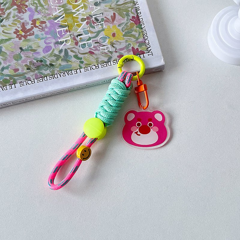 Girl Personality Kettle Rope Drink Bottle Short Wrist Mobile Phone Strap Portable Key Chain Camera Hanging Strap Accessory
