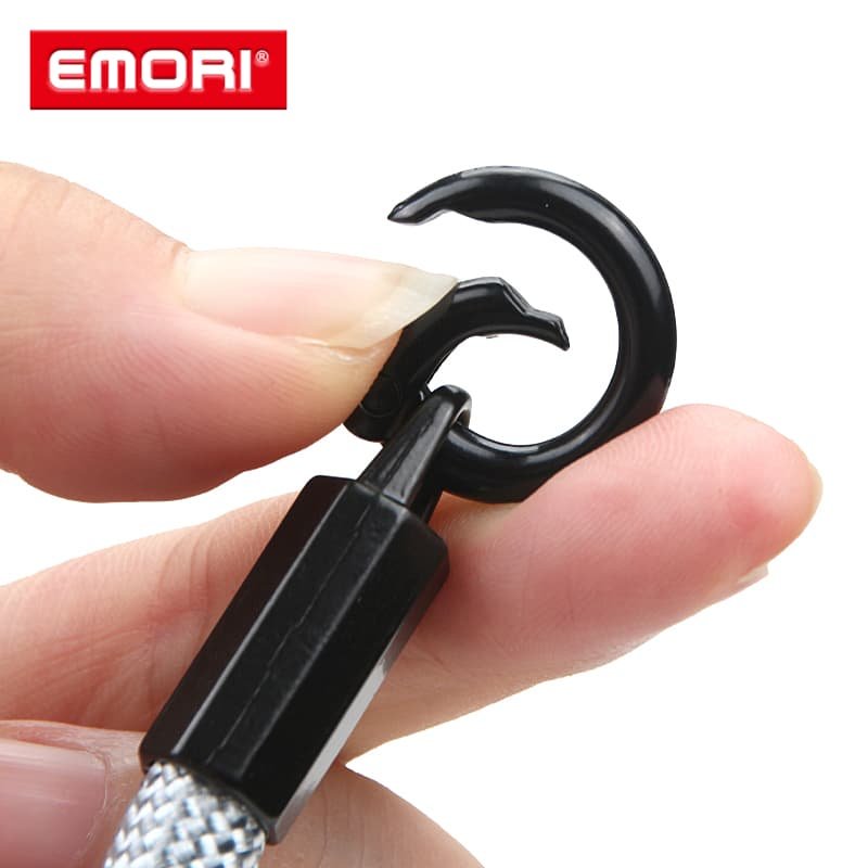 Universal Anti Theft Crossbody Cell Phone Strap Nylon Phone Lanyard Rope with Microfiber Pad