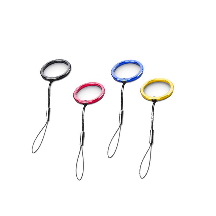 Metal Ring Loop Hand Adjust Lanyard Strap for Phone Huawei Samsung Case USB Flash Drives Keys Keychains Camera Anti-lost Straps