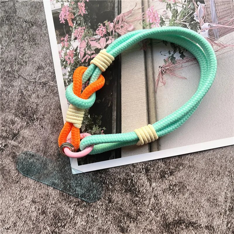 Wrist Strap for Phone Charm Luxury Cell Accessories with Patch Key Lanyards Exquisite Bracelet Telephone Jewelry Rope Keychain