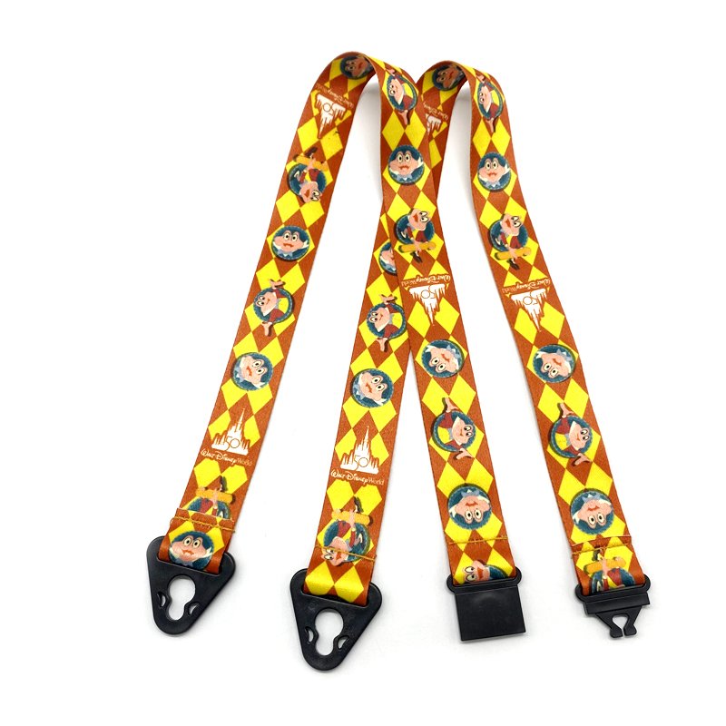 Custom logo printed sublimation strap wrist polyester keychain lanyard short key chain lanyards