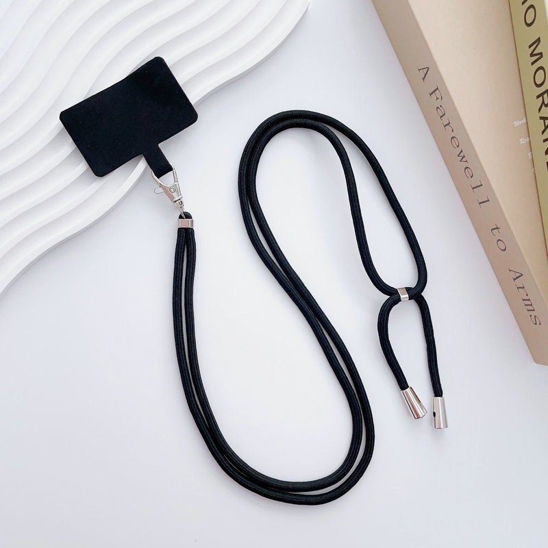 Anti-Lost rope Nylon Lanyards CHAIN vMetalic Clip For strap Mobile Phone Lanyard Patch Tpu Gasket Phone Thick Rope Phone Lanyard