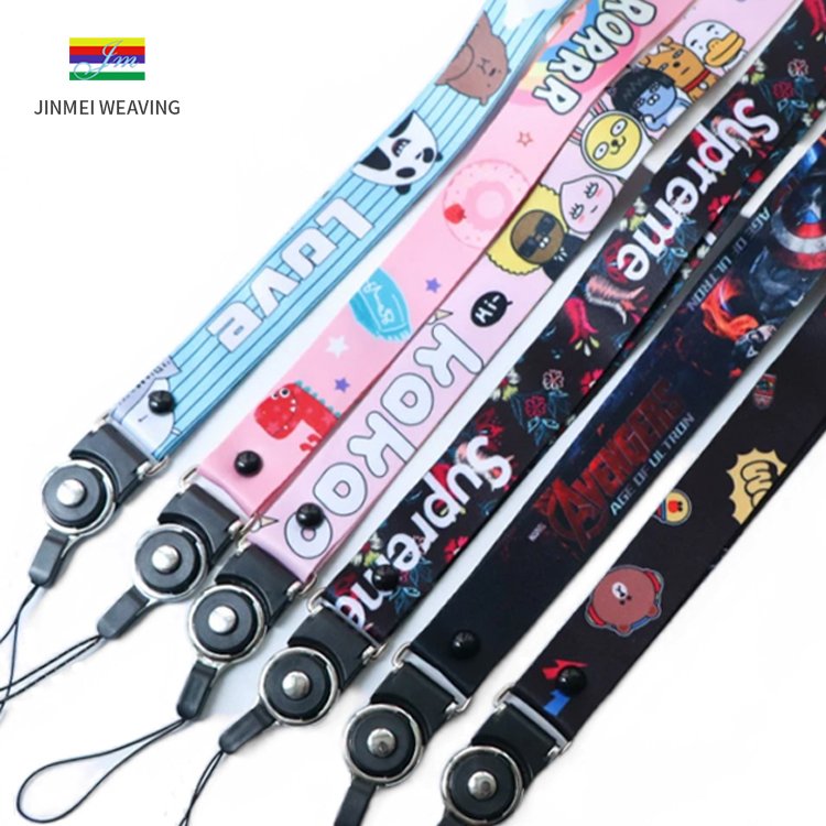 Universal Customizable Phone Lanyards with Stylish Patches for Various Mobile Phones
