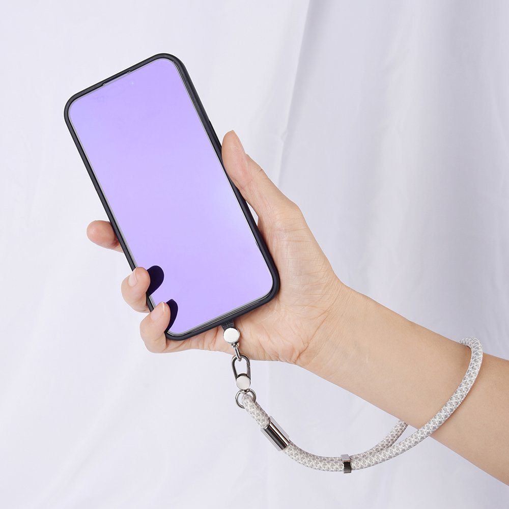 2024 New Fashion Nylon Mobile Phone Wrist Lanyard Keychain Braided Rope Mobile Phone Accessories Suitable for All Mobile Phones