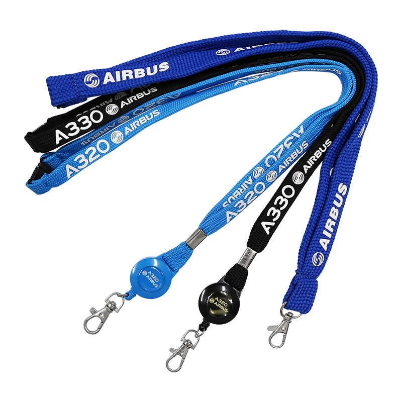 Custom Branaded Screen Printed Tubular Multi Color Personalize With Your Text Nylon Neck Lanyard ID Keychain Cell Phone Holder