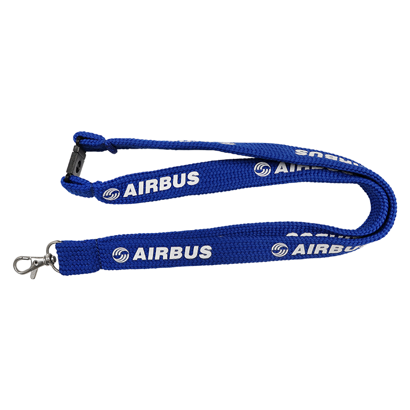 Custom Branaded Screen Printed Tubular Multi Color Personalize With Your Text Nylon Neck Lanyard ID Keychain Cell Phone Holder
