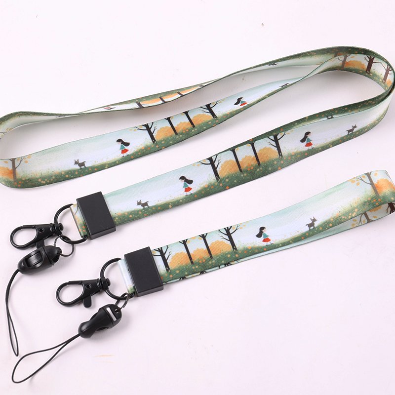 In Stock Universal Cell Phone Lanyard Straps Wholesale Logo Exhibition ID Mobile Long Phone Lanyard And Short Lanyard