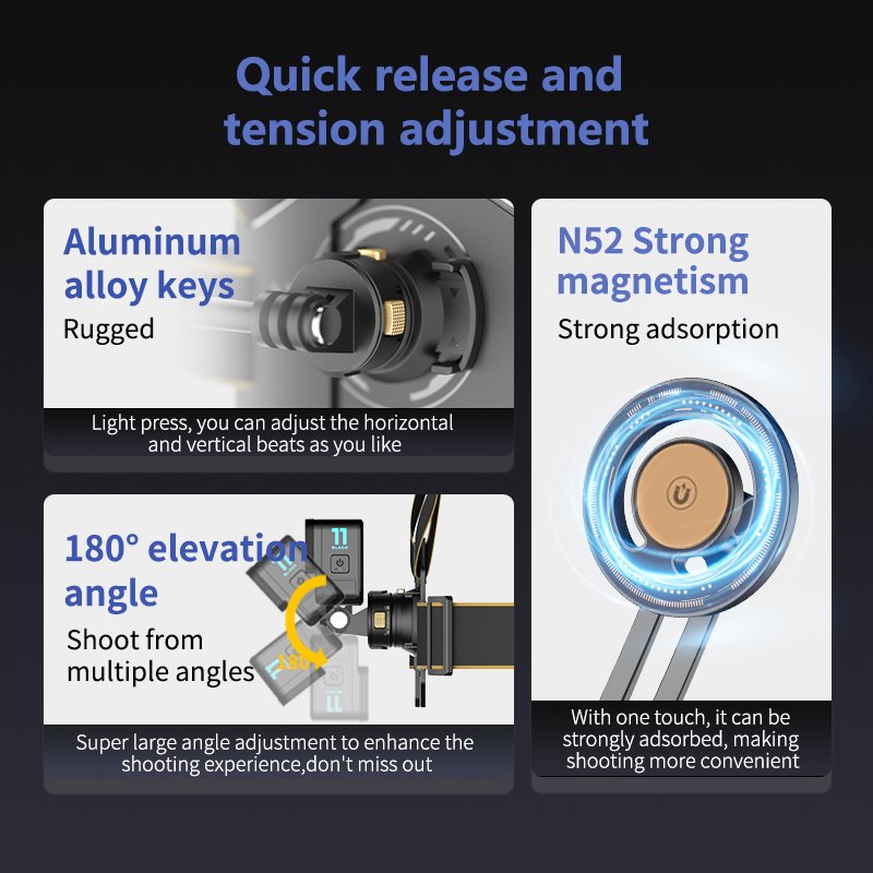 Magnetic Quick-release Chest Camera Strap Mount Mobile Phone Magnetic Quick-release Chest Strap Harness Belt