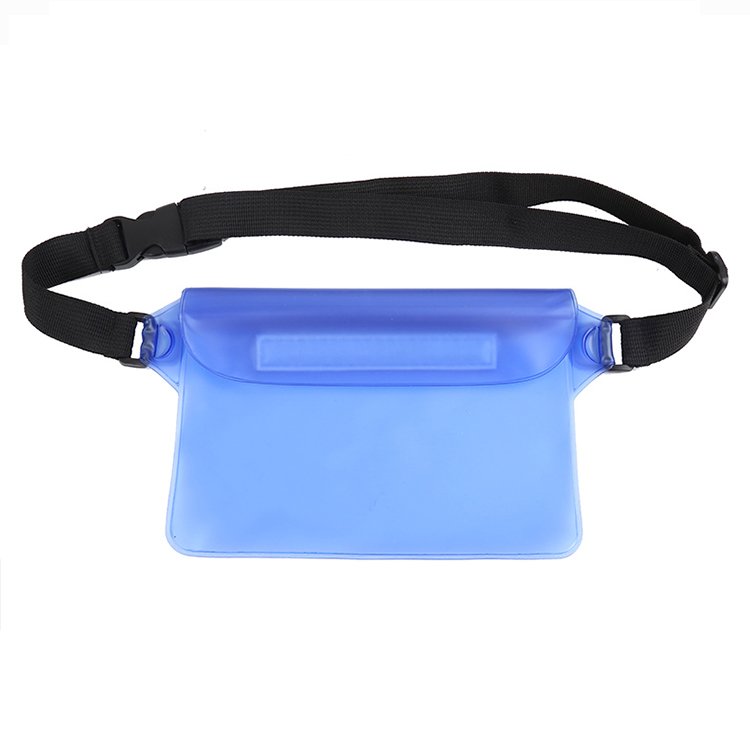 Factory Custom High Capacity Summer Waterproof Pocket Pouch Mobile phone Swimming Beach Dry Bag Money Case With Waist Strap