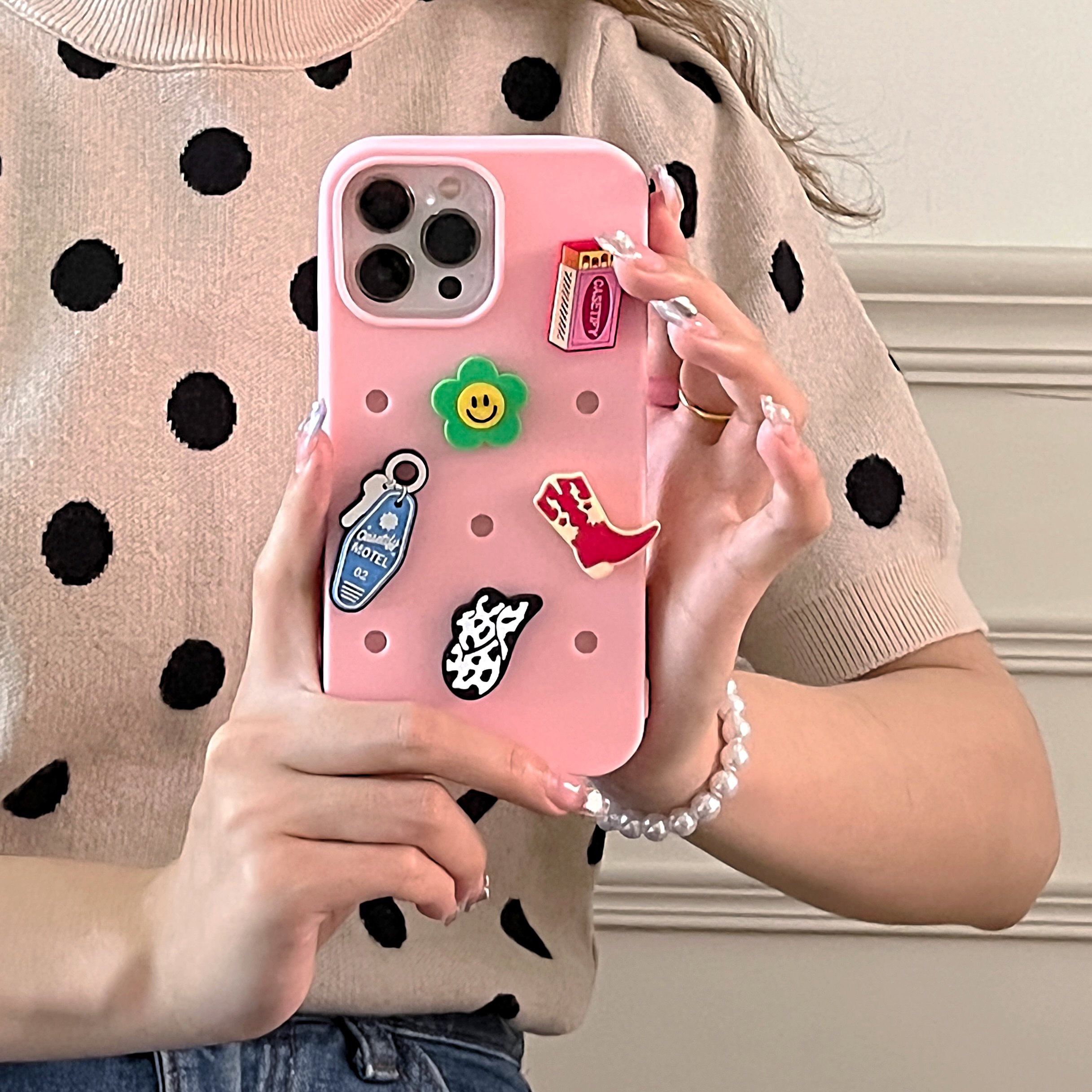 DIY Accessories Design Croc Silicone Mobile Phone Case Rubber Back Cover For 14 Pro max 13 12 11 X XR Shock Proof Protect Shell