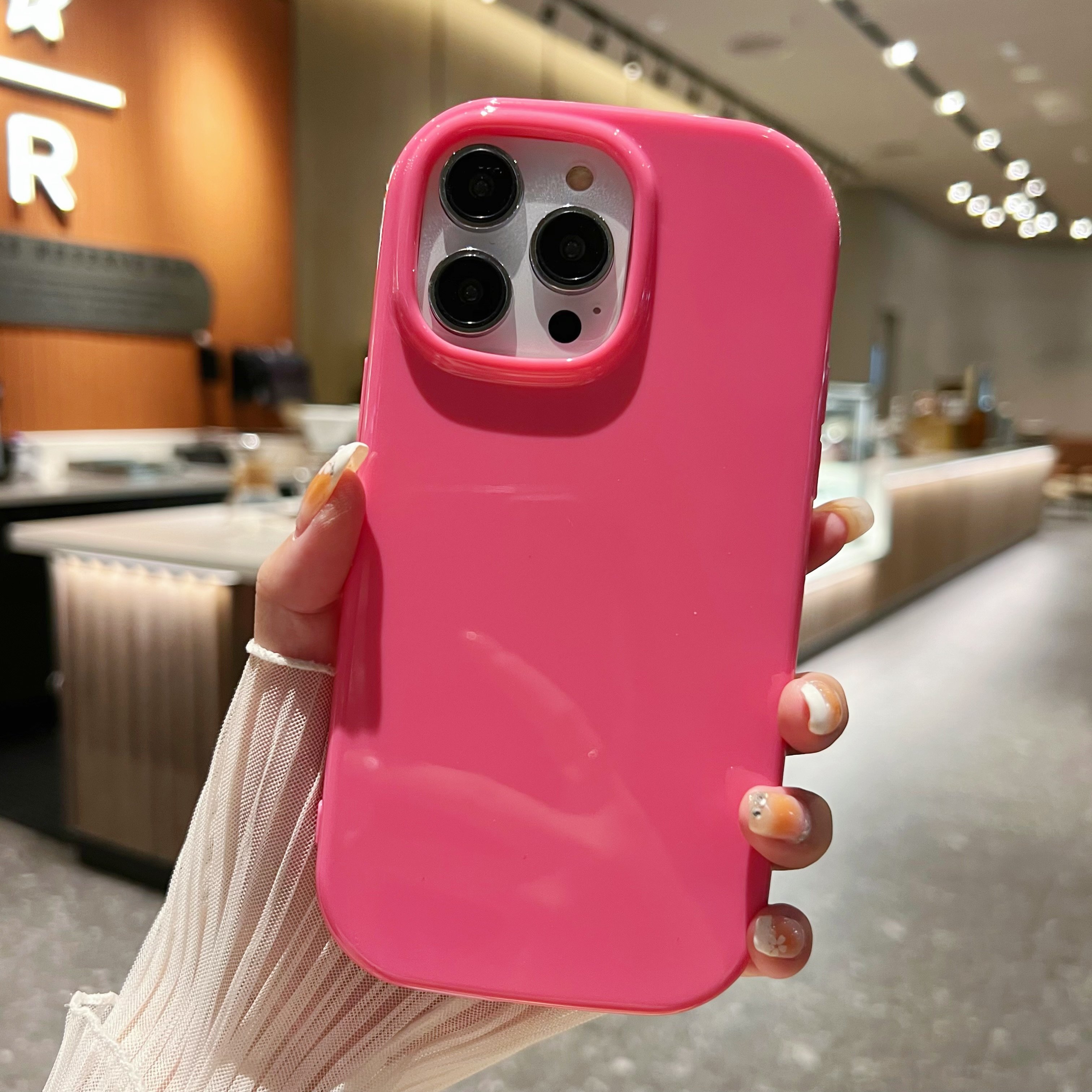 new bling color shockproof soft tpu cute phone case for iphone 15 14 13 12 11 pro max mobile phone cases