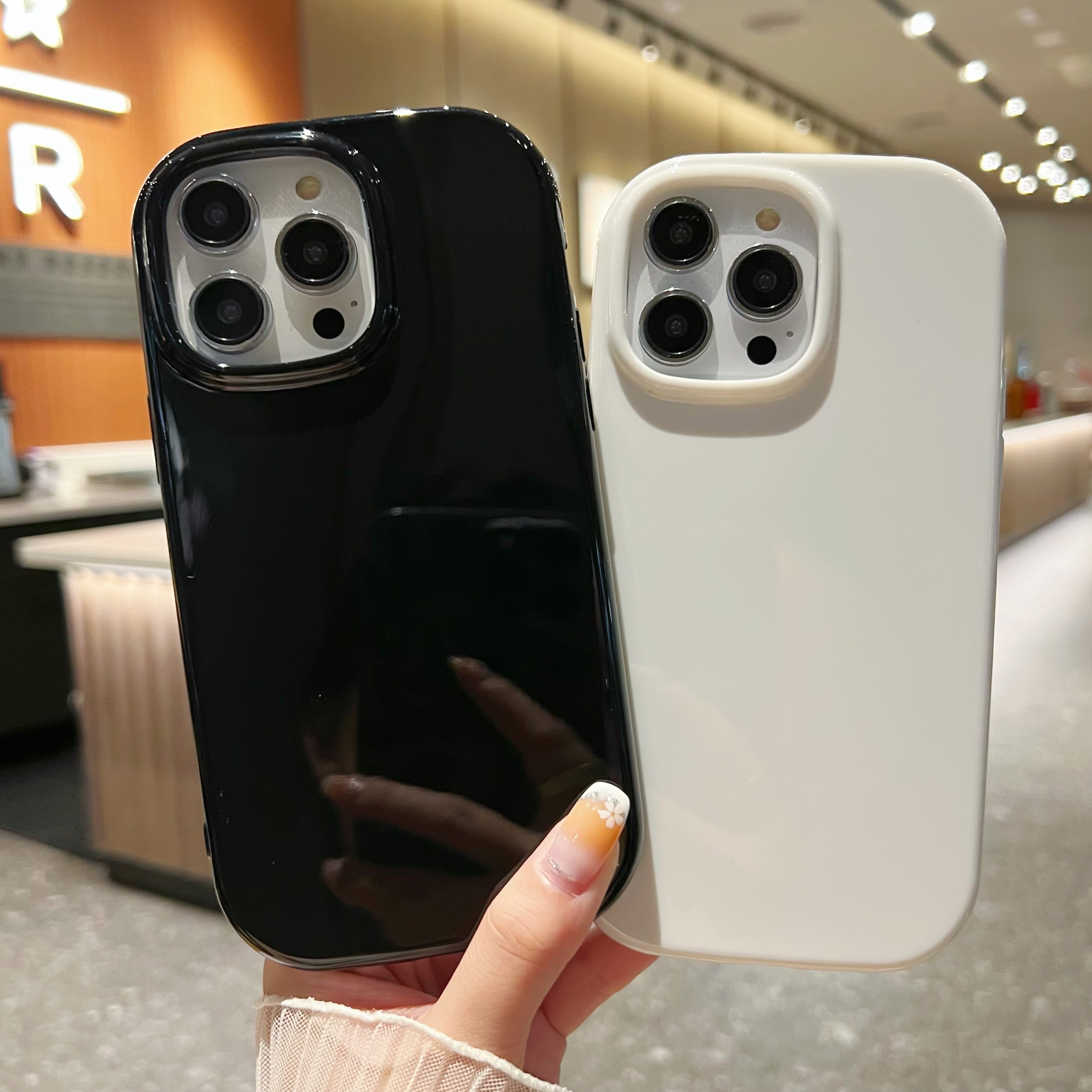 new bling color shockproof soft tpu cute phone case for iphone 15 14 13 12 11 pro max mobile phone cases