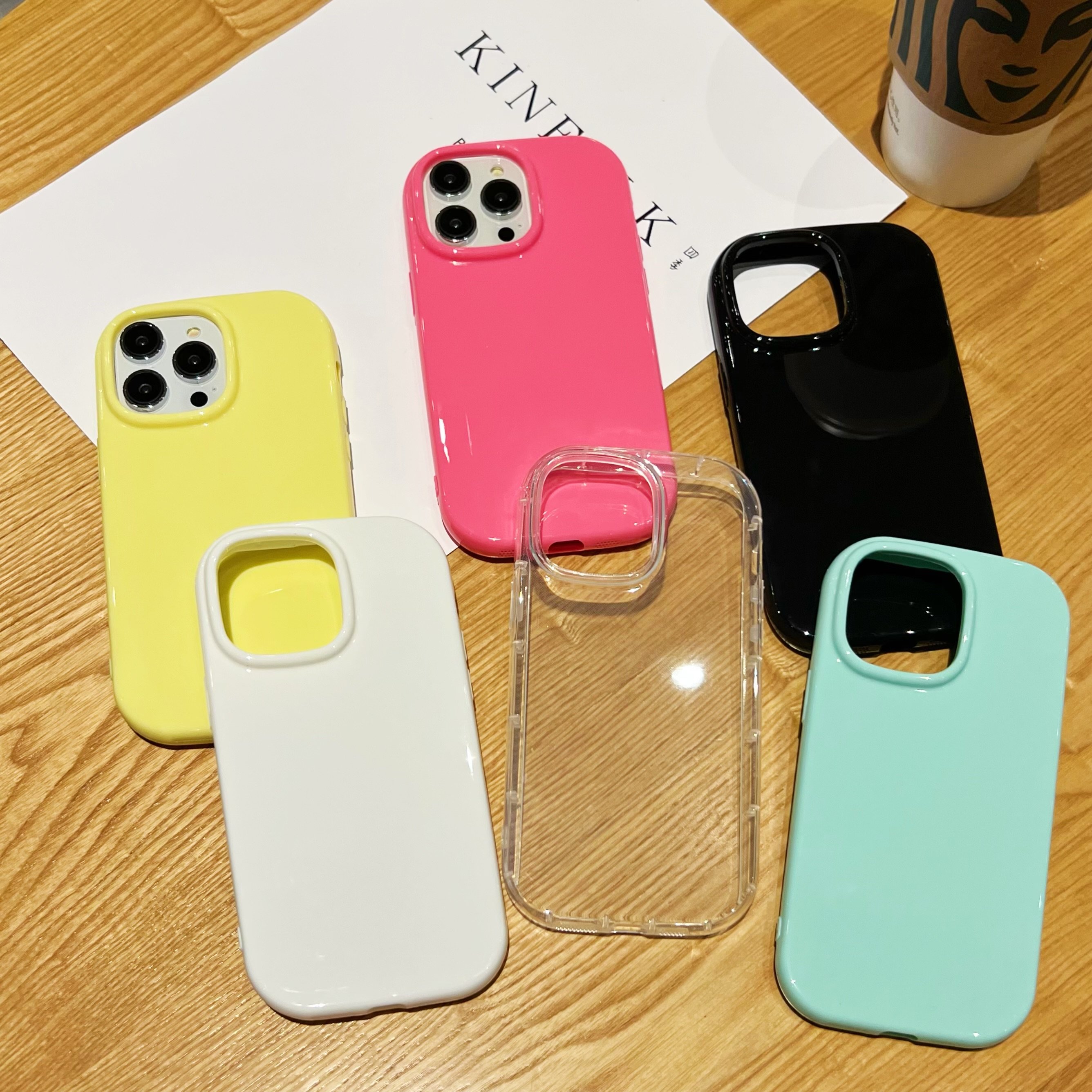 new bling color shockproof soft tpu cute phone case for iphone 15 14 13 12 11 pro max mobile phone cases