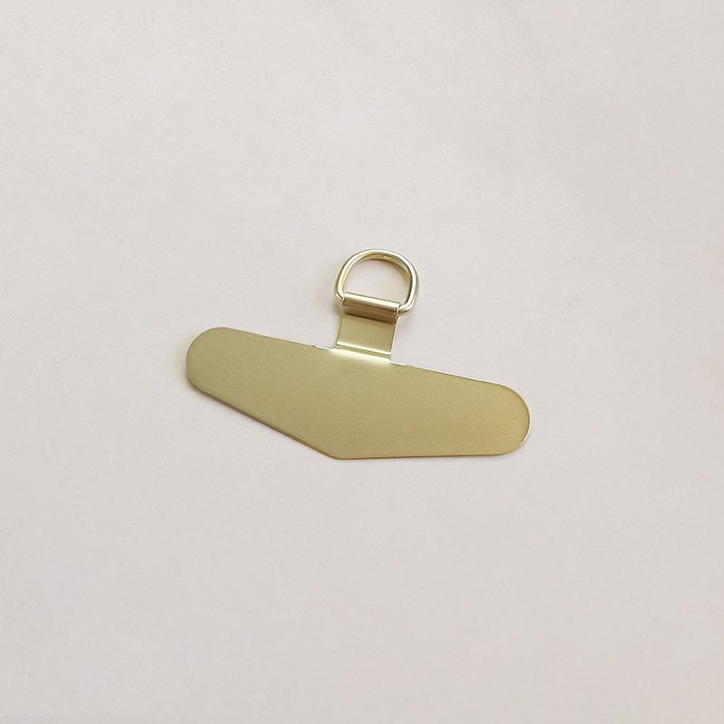 Stainless Steel Metal Phone Lanyard Gasket Patch Anti-lost Detachable Mobile Phone Rope Card Clip Strap Hang Cord Tab