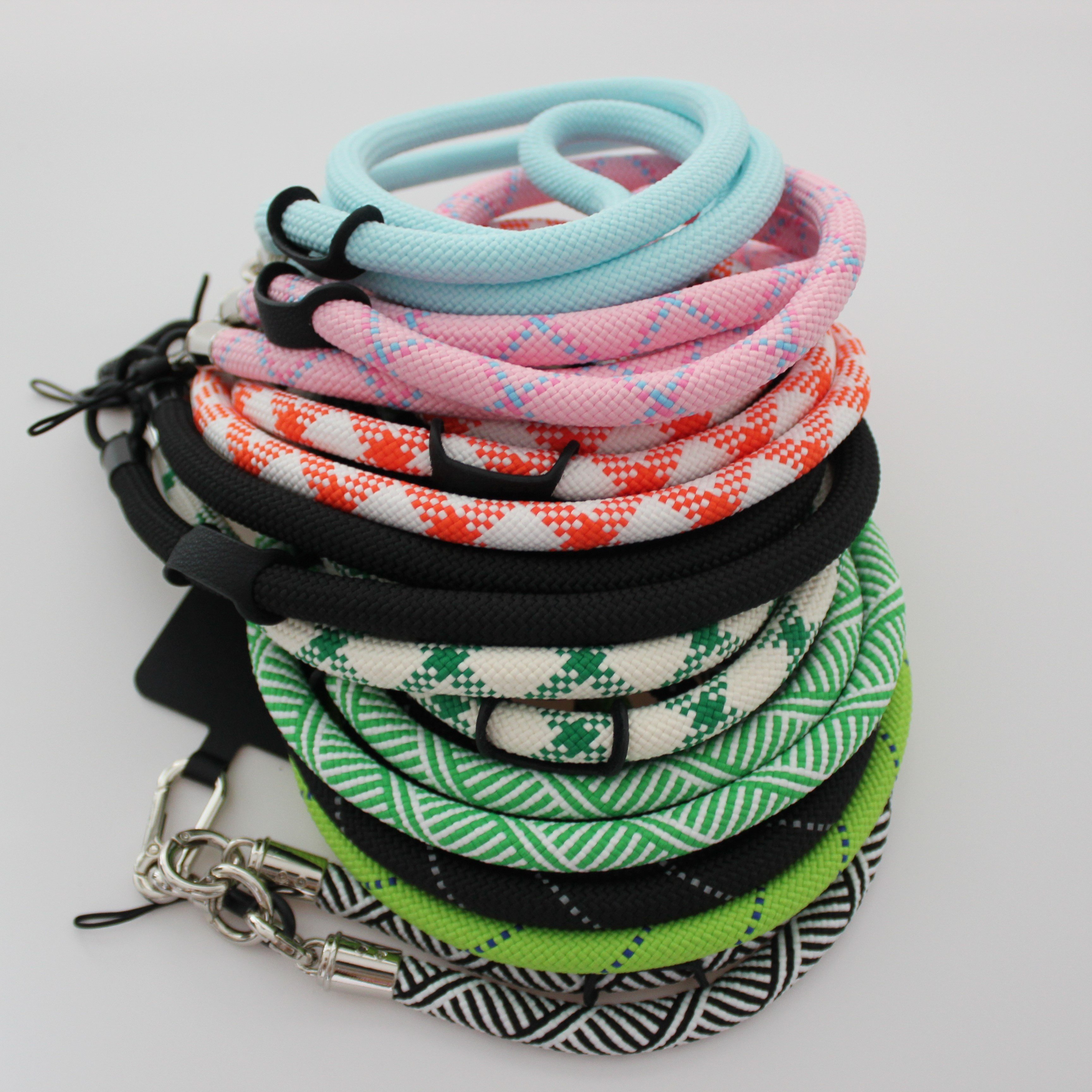 Universal Mobile Phone Neck Lanyard Anti-lost Adjustable Shoulder Strap 10mm Thick Dacron Polyester Rope with TPU Anchor Unisex