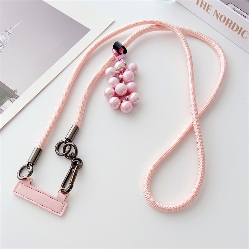 High Quality Girly Women Shape rope Mobile Phone Accessories charms Universal Necklace Crossbody Smartphone Lanyard straps
