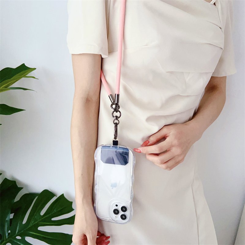 High Quality Girly Women Shape rope Mobile Phone Accessories charms Universal Necklace Crossbody Smartphone Lanyard straps