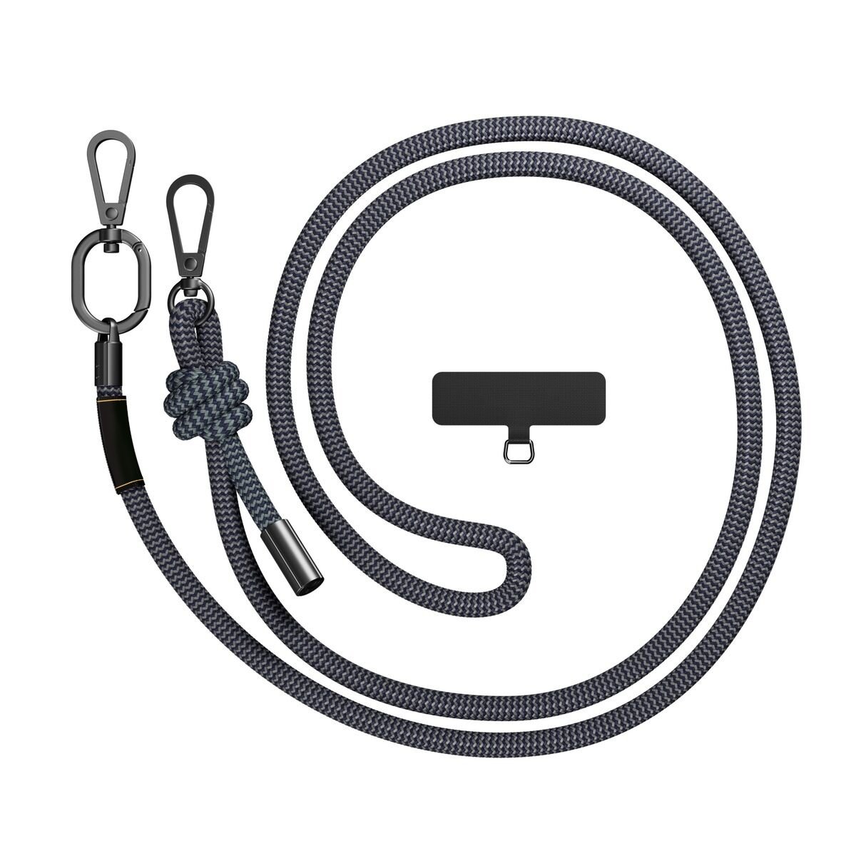 Mobile phone lanyard backpack with hook anti-lost universal rope hanging neck chain diagonal strap can be carried and adjusted