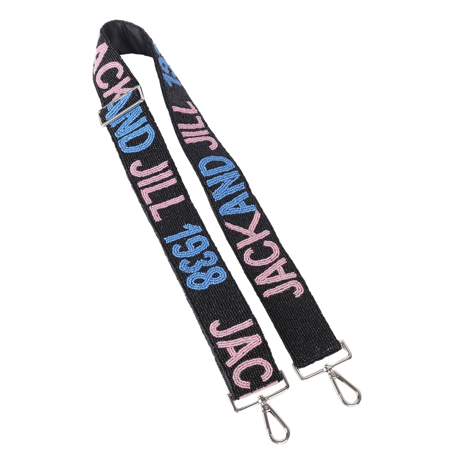 New Arrival Handmade Designer Ladies Beaded Mobile Phone strap Seed Bead Guitar Strap Game Day Strap Clear bag Strap Wholesale