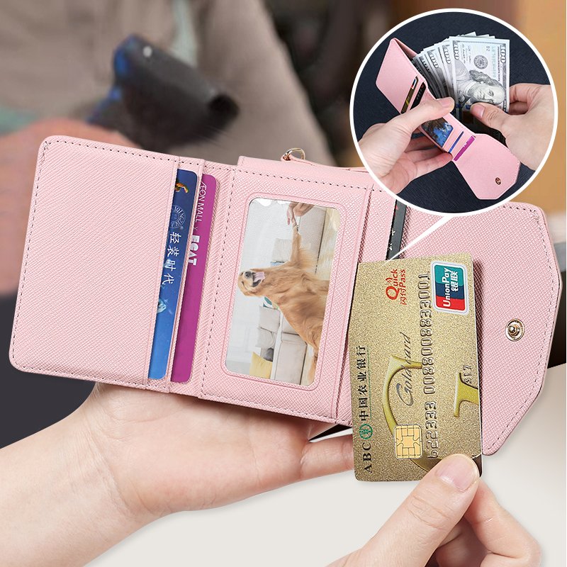 VIETAO Leather Wallet Case Galaxy Z Flip 4 Flip 3 Leather Wallet Phone Case with Hand Strap for Samsung Galaxy Z Flip 6 5 Luxury