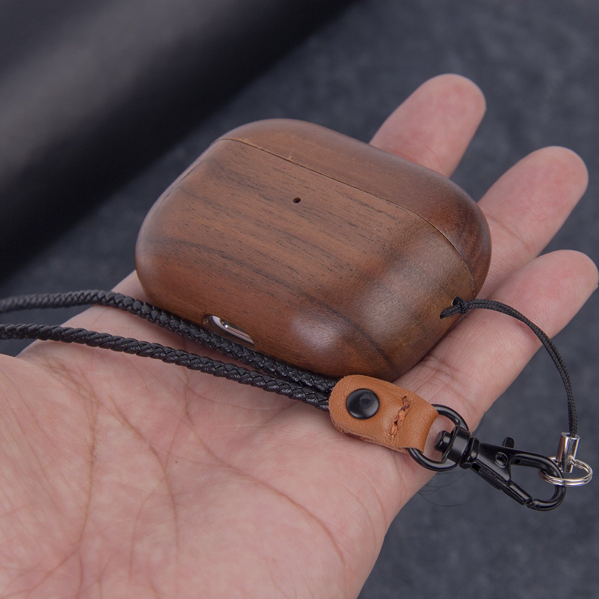 wholesale custom multi colors leather keychain id card badge holder mobile phone lanyard strap
