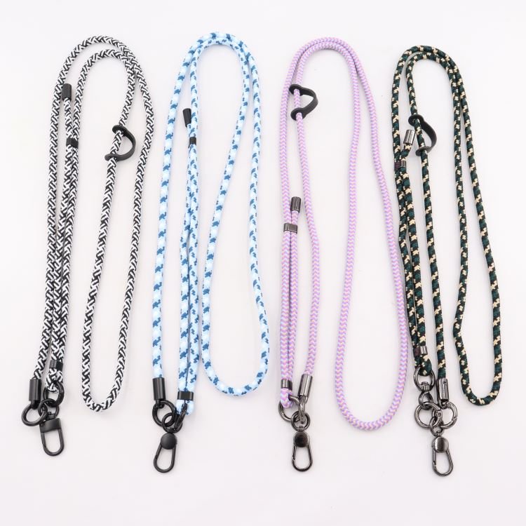 Phone Charm Strap Universal Card Phone Lanyard Adjustable Length Wrist Necklace Key Chain Phone Anti-lost Accessories Strap