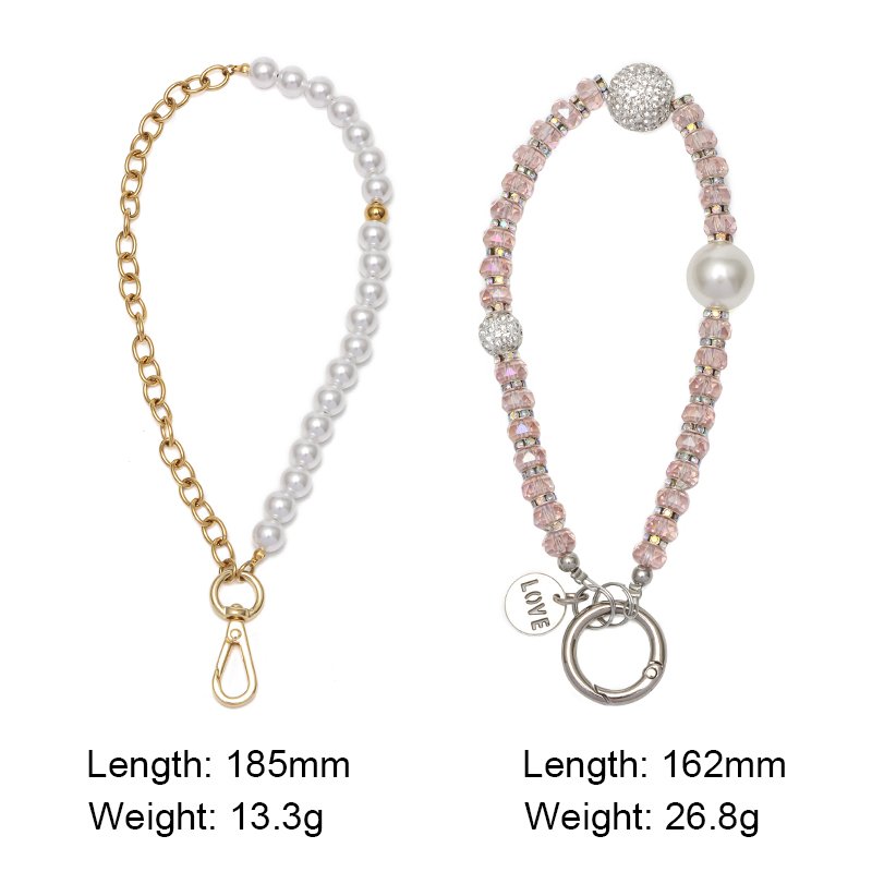 Short Wrist Band Strap Portable Handgrip Anti-Lost Keychain Personalized Style Mobile Phone Rope