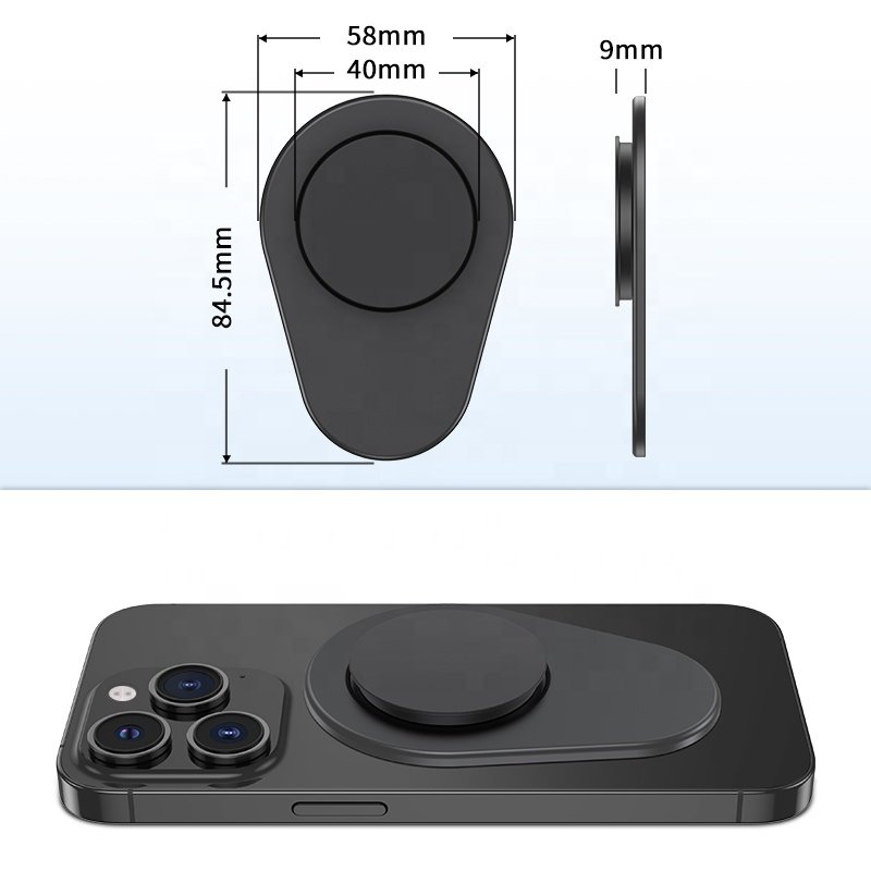 Factory Price Custom Magnetic Griptok Phone Socket Magnetic Phone Grip Up Socket Phone Stand Mobile Holder Grip for iPhone 15