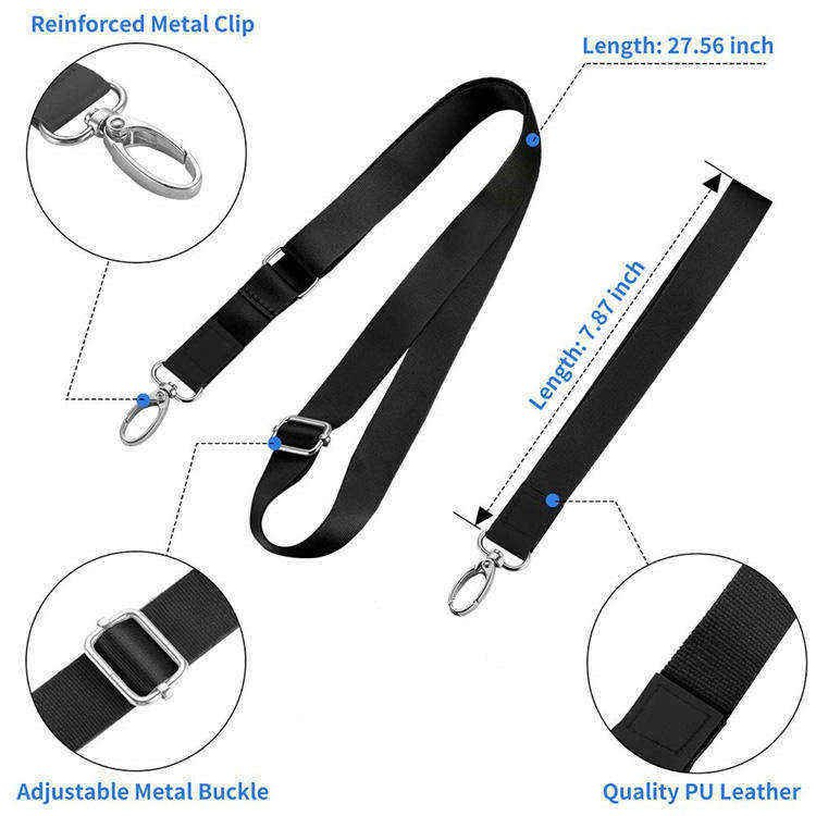 Manufacturer Custom Logo Fashion Universal Cross Body Crossbody Cell Phone Lanyard Neck Strap Phone Lanyard Mobile Phone Straps