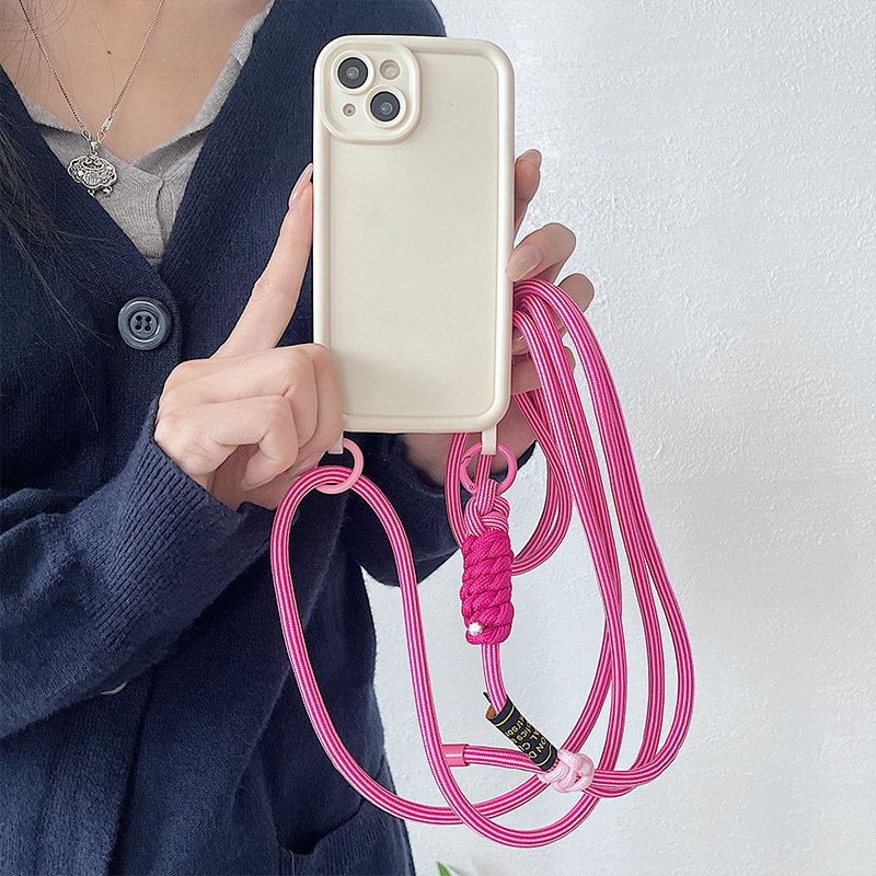 Outdoor Climbing Mobile Phone Straps Durable Nylon Sling with Anti-Loss Fixed Gasket for Hanging Camera and Phone