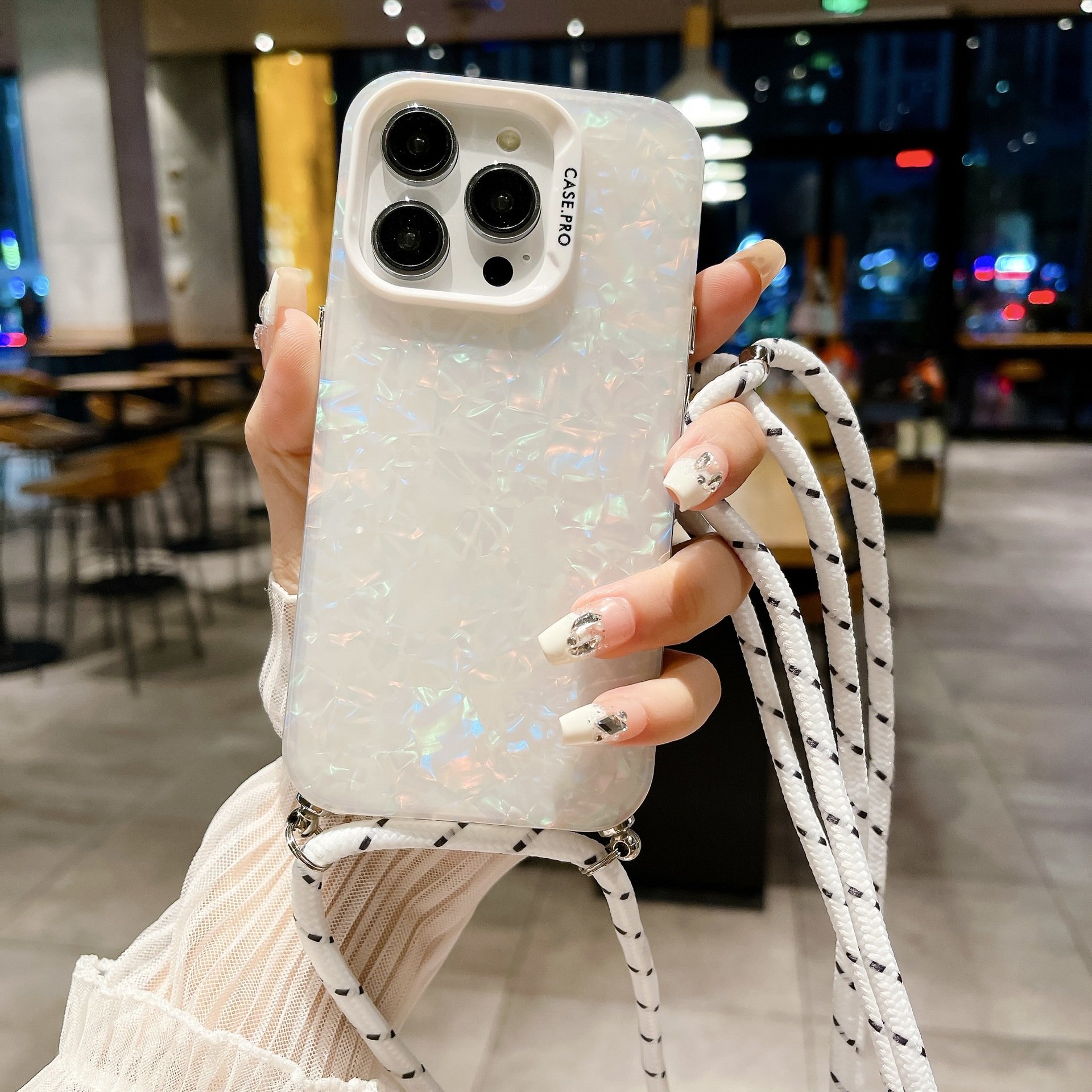 for Iphone 16 15 14 Plus Pro Max Cross Body Phone Cases Strap Phone Cases Full Body Phone Case