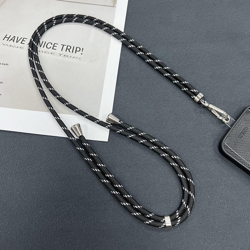 for iphone for apple 13 14 Adjustable Neck Long Shoulder Crossbody Custom Round Thick Mobile Cell Phone Case Strap Lanyard Rope