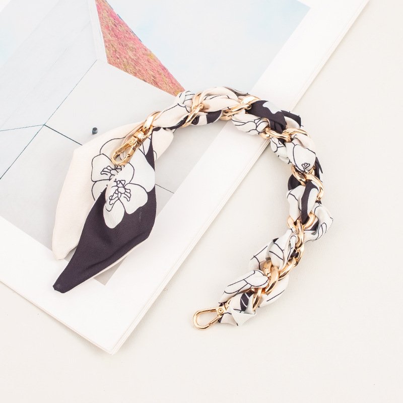 Women's Detachable Gold Metal Smartphone Accessories Handmade Charm Hook Grip Scarf Mobile Phone Lanyard Wrist Strap Chains