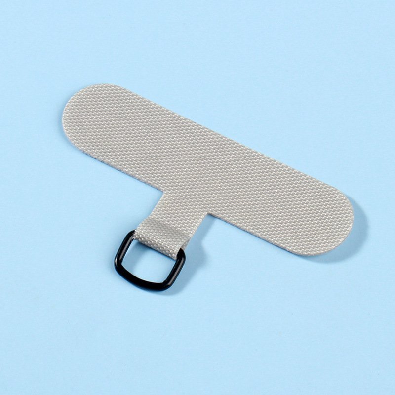Custom Logo Phone Lanyard Patch Tab Tether Polyester Cured Cloth Gasket Mobile Phone Accessories For All Mobile Phone