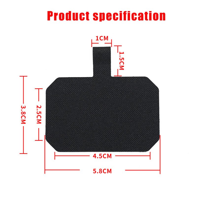 Custom Logo Phone Lanyard Patch Tab Tether Polyester Cured Cloth Gasket Mobile Phone Accessories For All Mobile Phone
