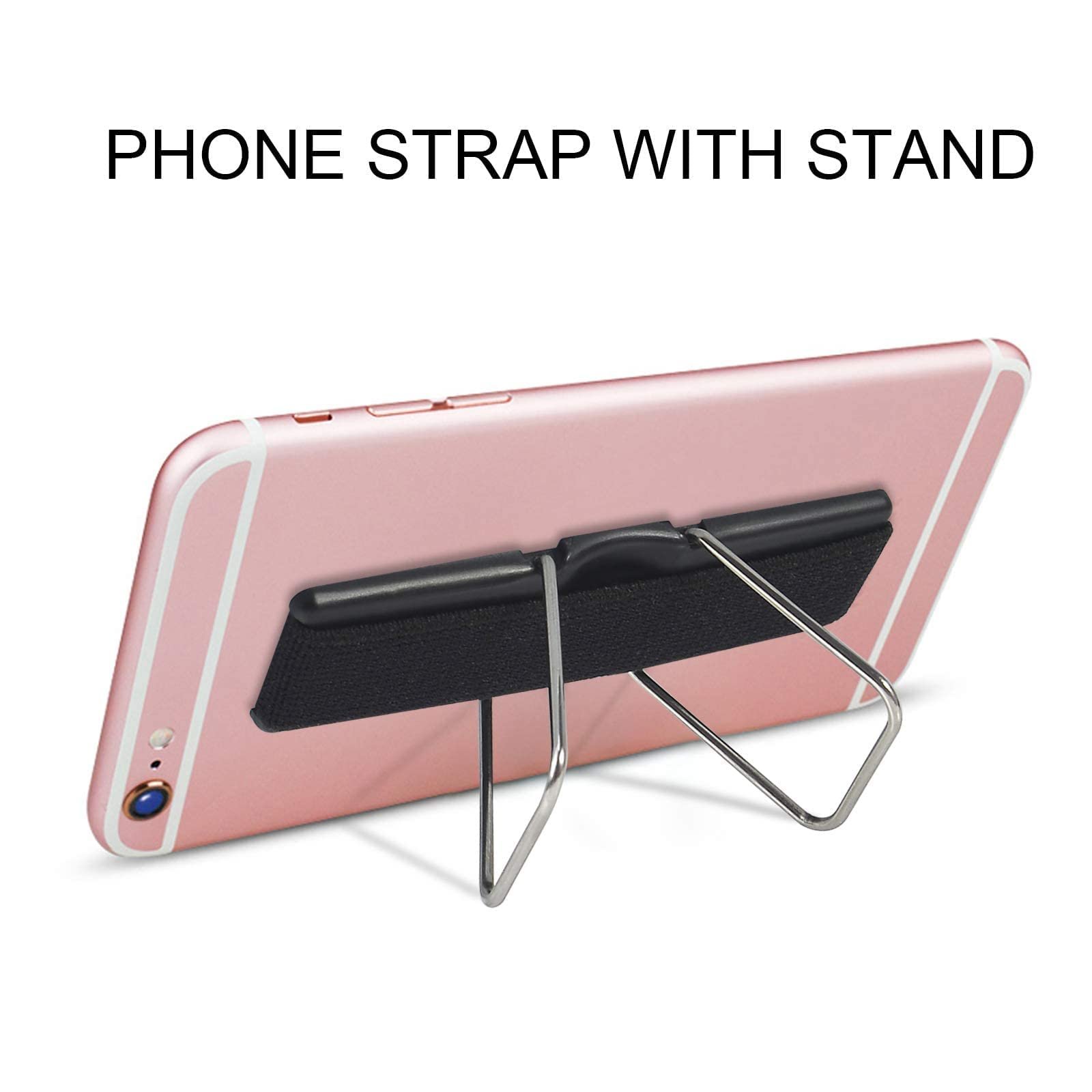 Universal Wrist Band Mobile Phone Strap Anti Slip Finger Grip Mount Hold Finger Kickstand for Smartphone