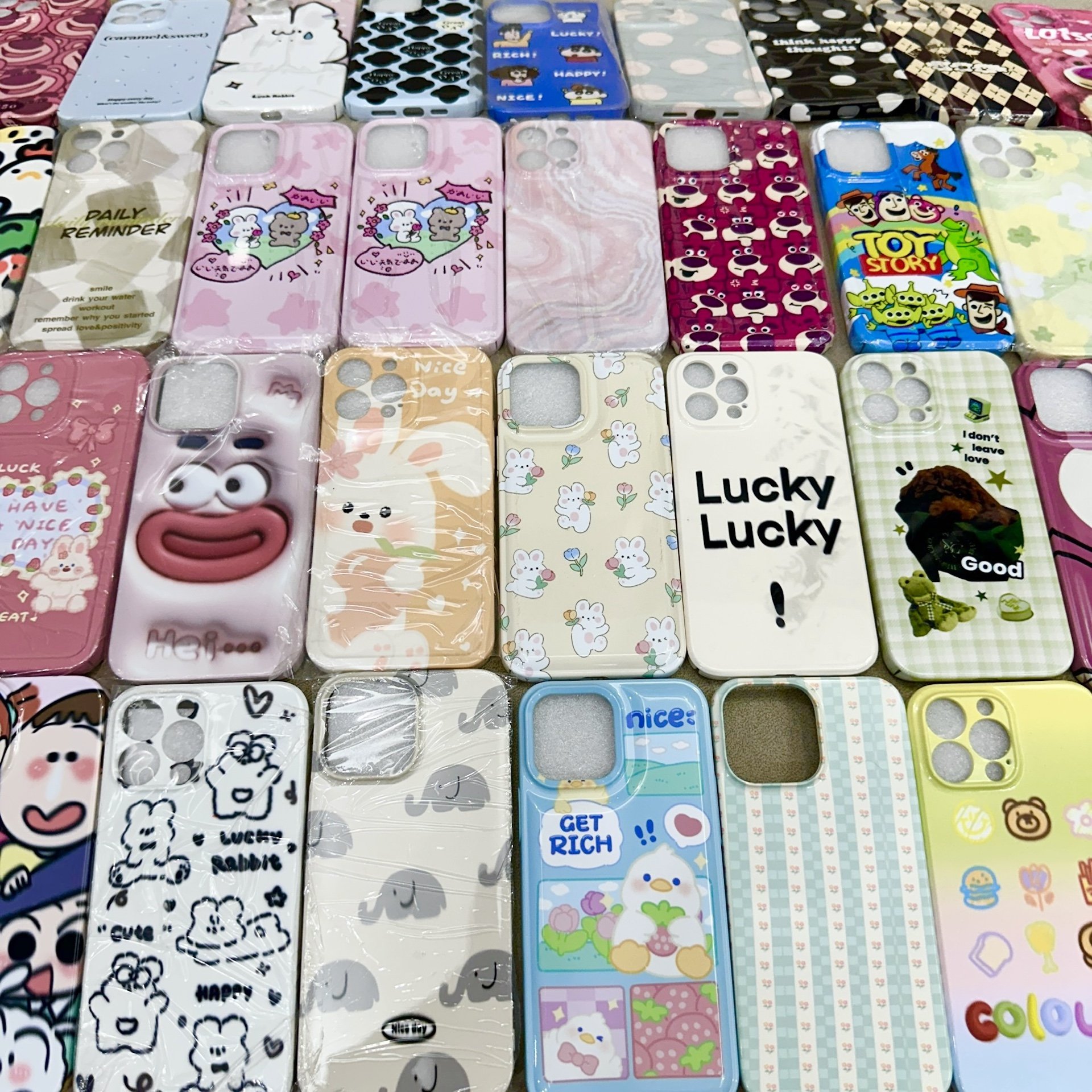 Phone case mystery box non-repetitive designs Lucky cute cartoon silicone luxury Leather Anti-scratch for iPhone X XR XSmax