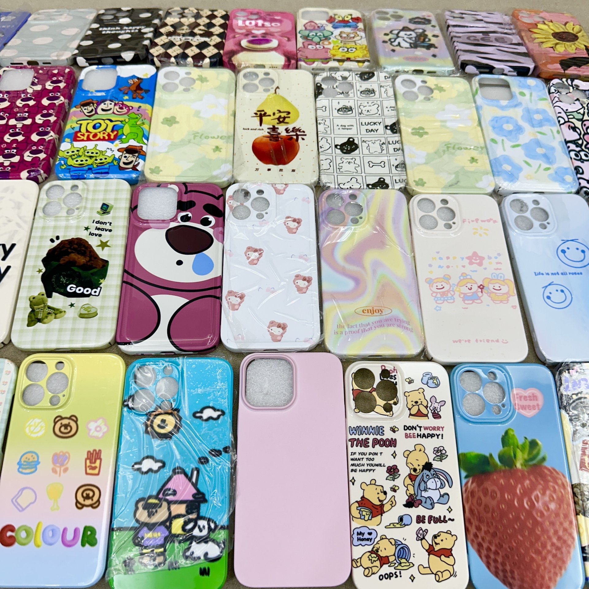 Phone case mystery box non-repetitive designs Lucky cute cartoon silicone luxury Leather Anti-scratch for iPhone X XR XSmax